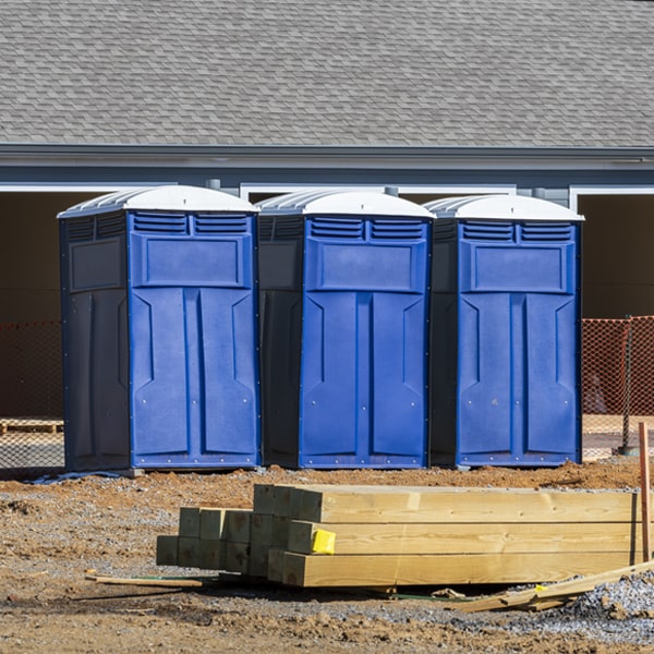 are there any restrictions on where i can place the portable restrooms during my rental period in Bowman SC